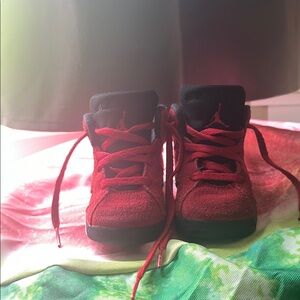 Kids Red and Black Sneakers